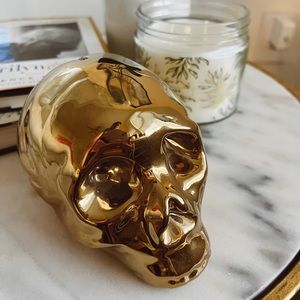 Gold Skull Piggy Bank✨💀